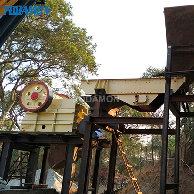 Stone crushing production line 30-500 tph